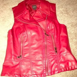 Express leather vest